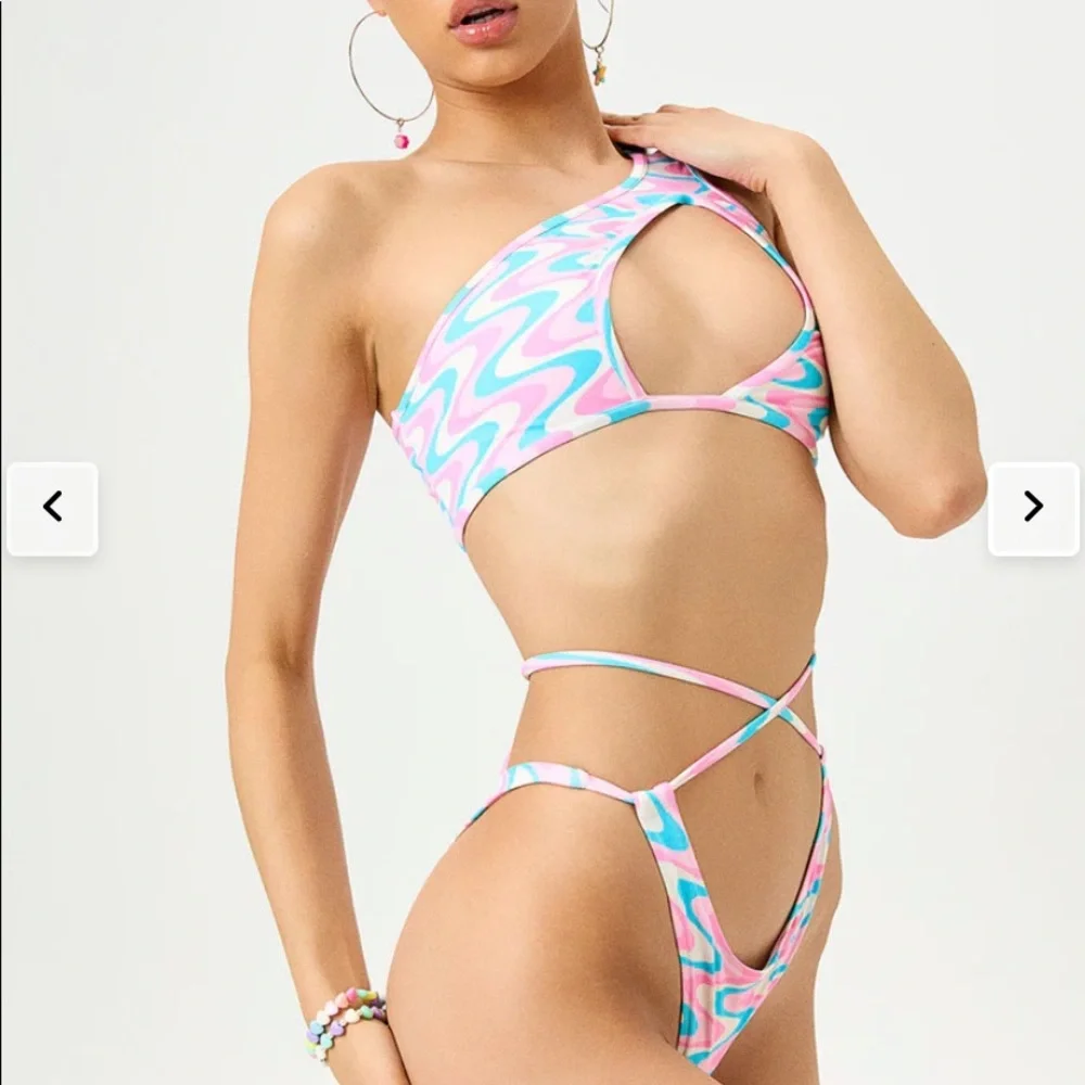 Frankie’s Bikini Syd High Cut Wrap Bikini Bottoms
